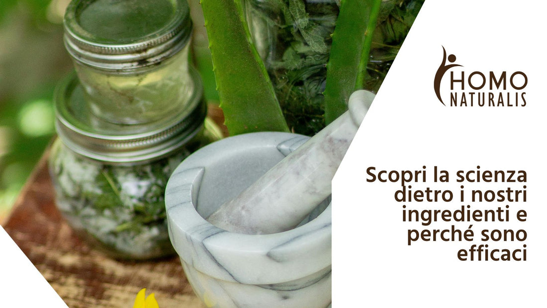 La scienza dietro gli ingredienti Naturalis