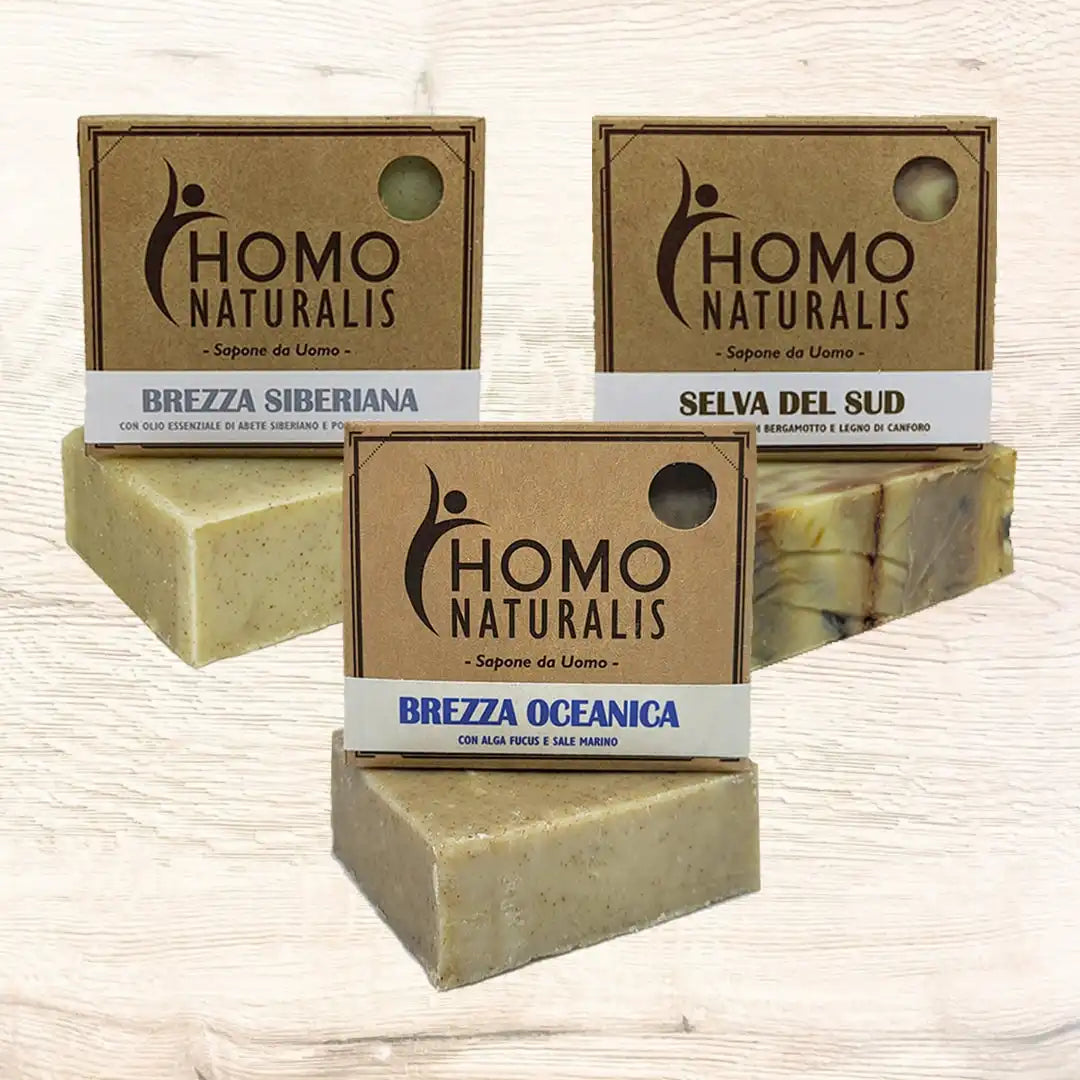 3 saponi artigianali homo naturalis variante b