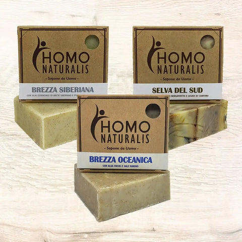 3 saponi artigianali homo naturalis variante b