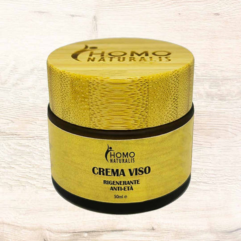 Crema viso homo naturalis vetro e bambù