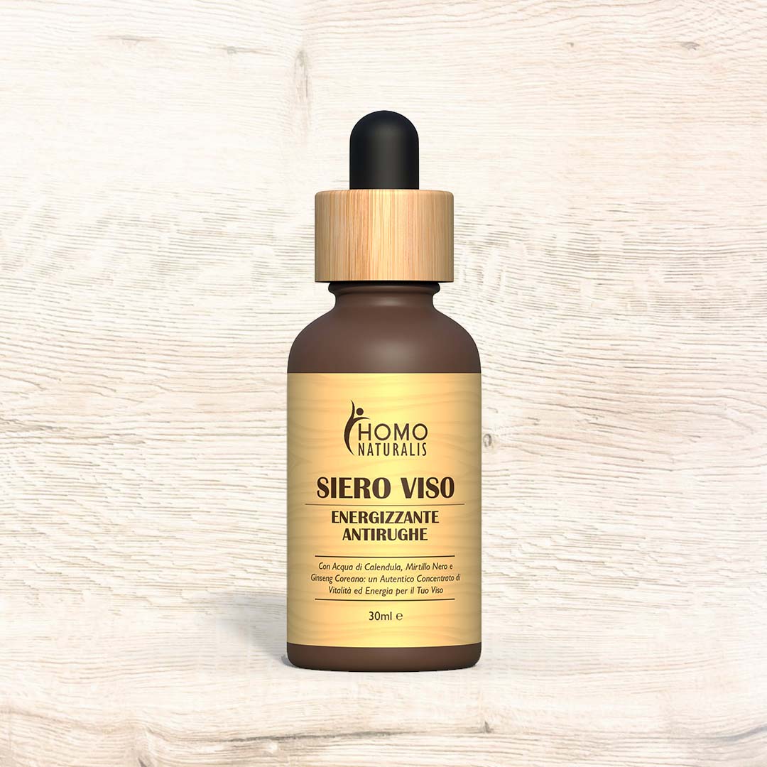 Siero viso uomo energizzante antirughe homo naturalis