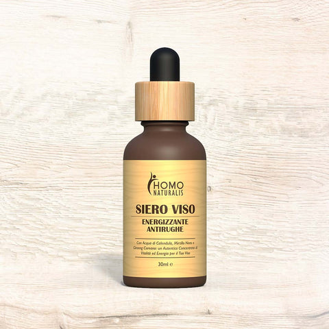 Siero viso uomo energizzante antirughe homo naturalis