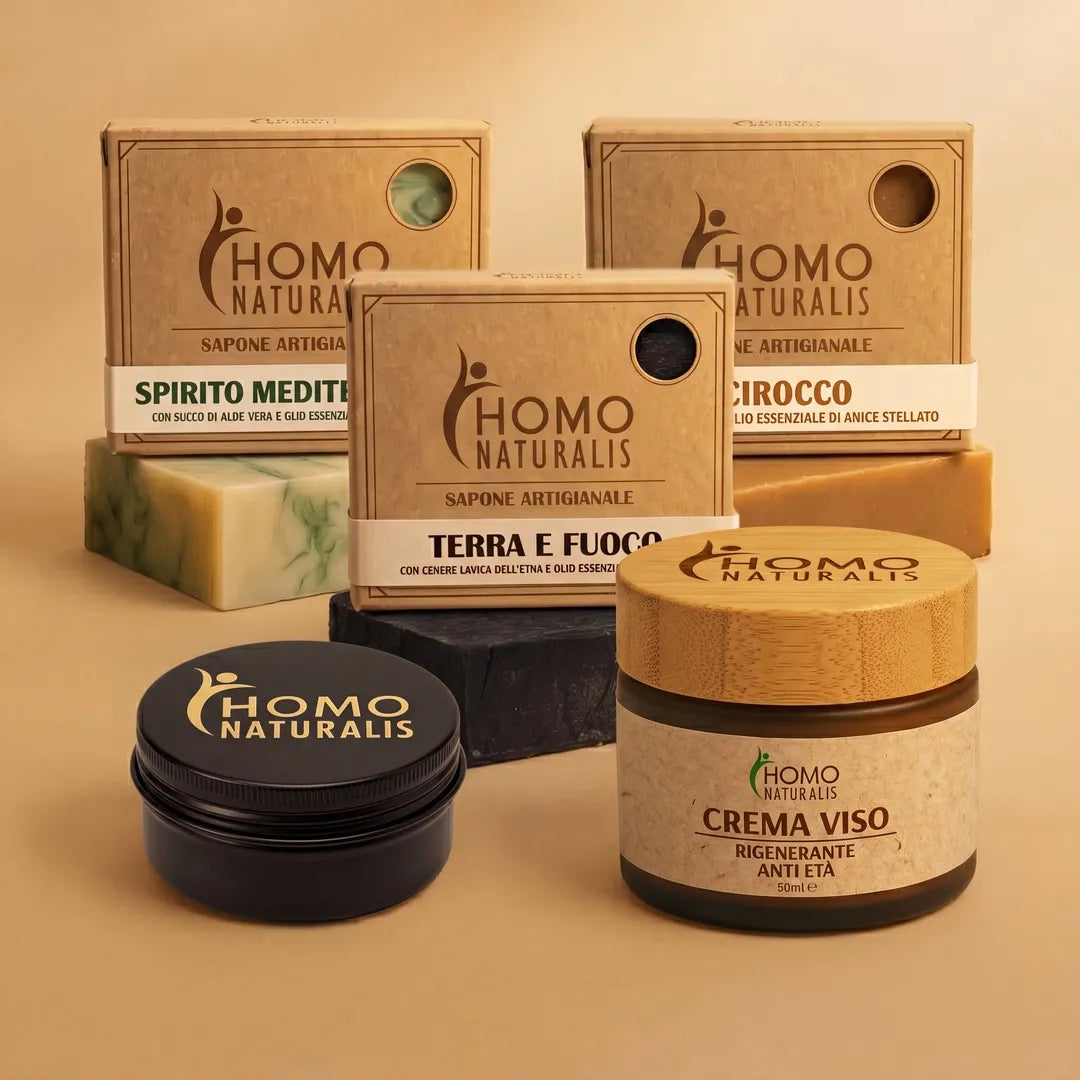 kit naturalis 3 saponi shampoo crema viso deodorante