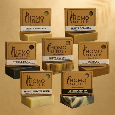 set 7 saponi artigianali homo naturalis