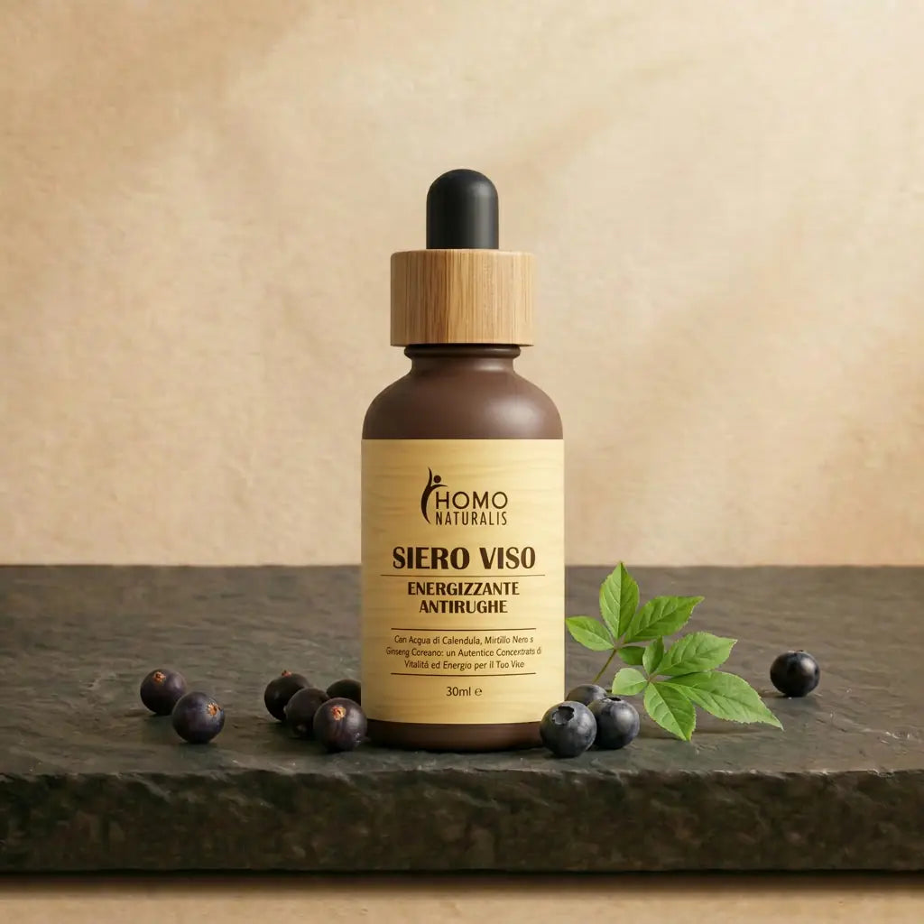 Siero viso uomo energizzante antirughe homo naturalis