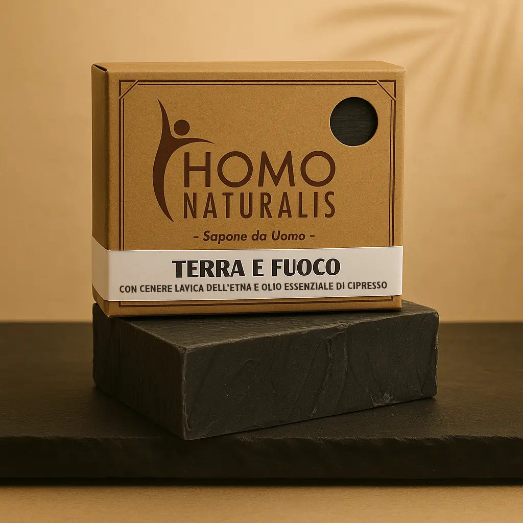 terra e fuoco sapone artigianale uomo homo naturalis