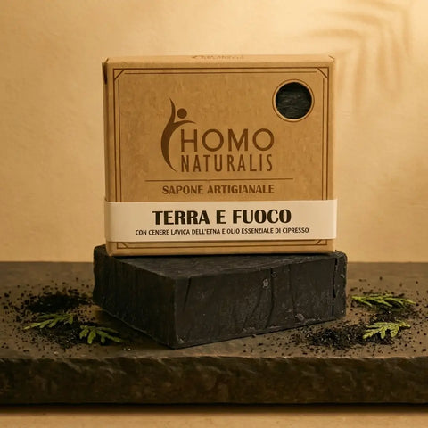 sapone artigianale terra e fuoco homo naturalis