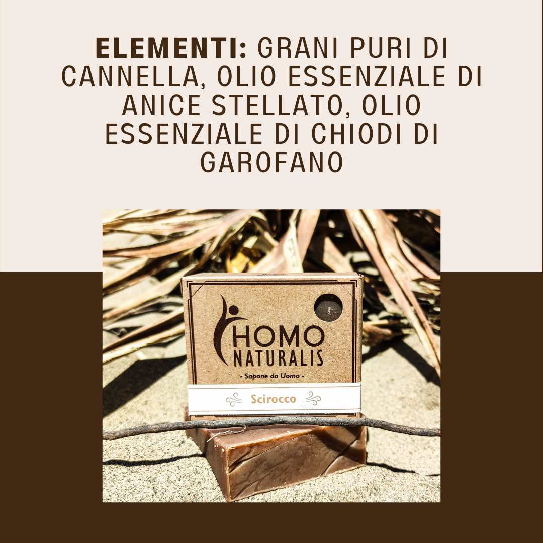 Scirocco - Sapone da doccia per uomo