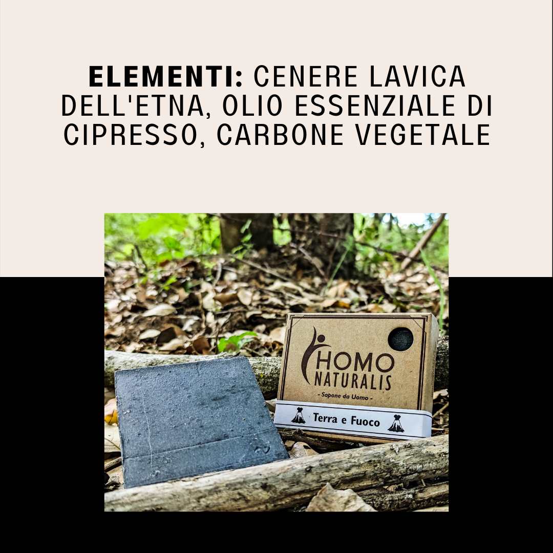 Terra e Fuoco - Sapone da doccia per uomo
