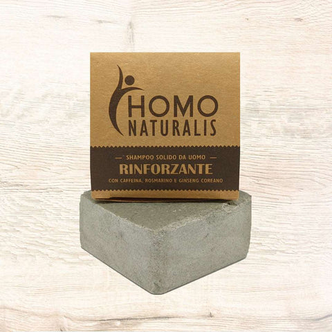 Shampoo Solido Rinforzante Anticaduta per Uomo Homo Naturalis